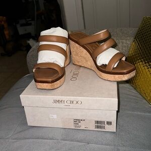 Jimmy Choo Brown Wedges